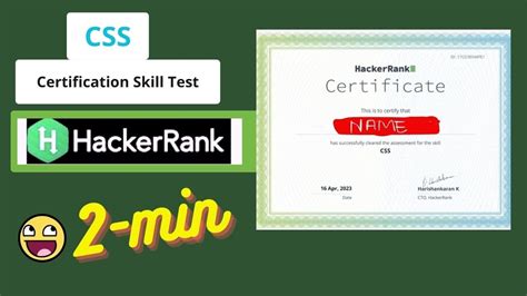 HackerRank Coding test is a simple test to HackerRank is the coding platform. . Hackerrank css skills certification test solutions github